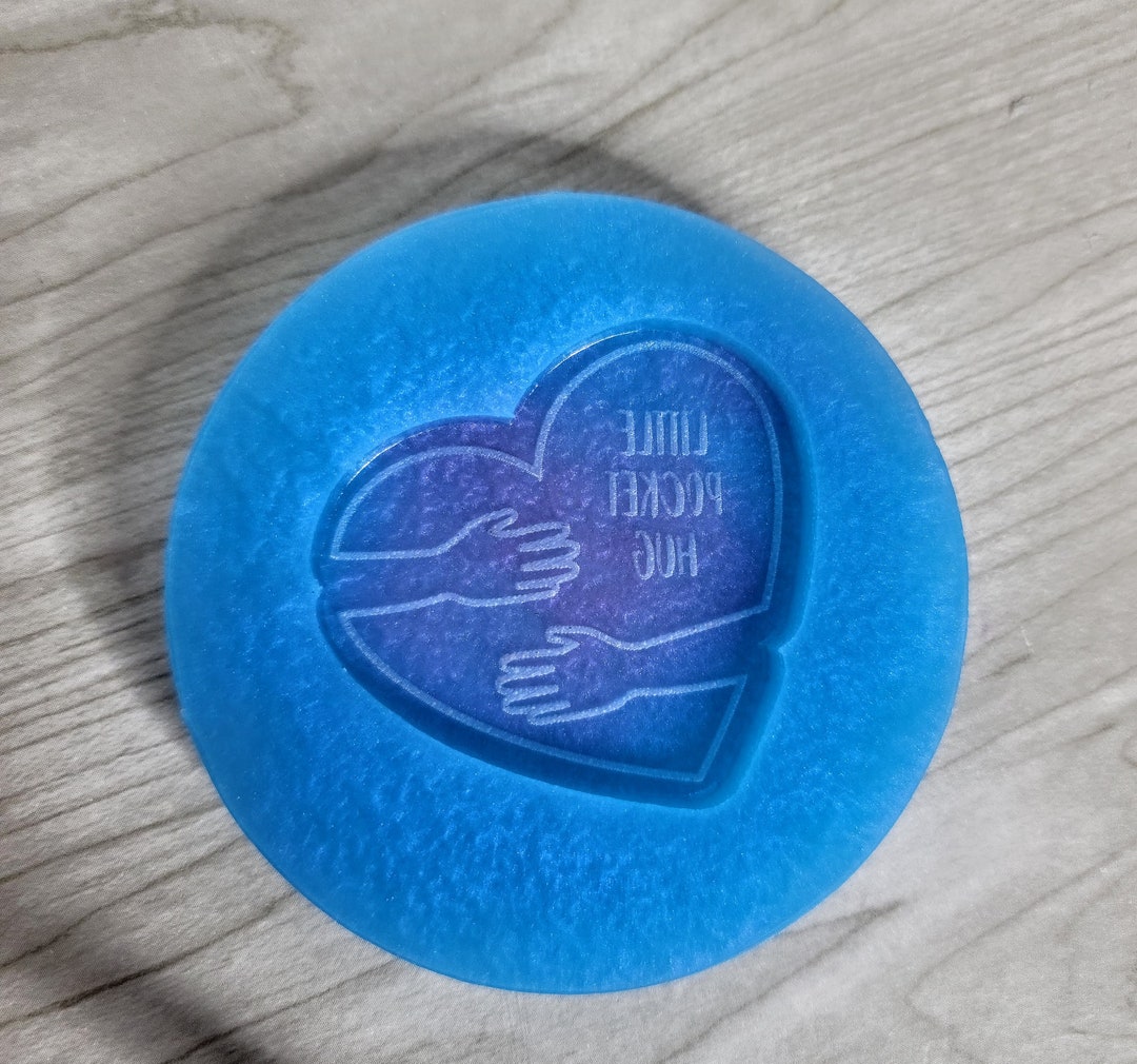 Pocket Hug Love Token Silicone Mold Custom Molds Etsy