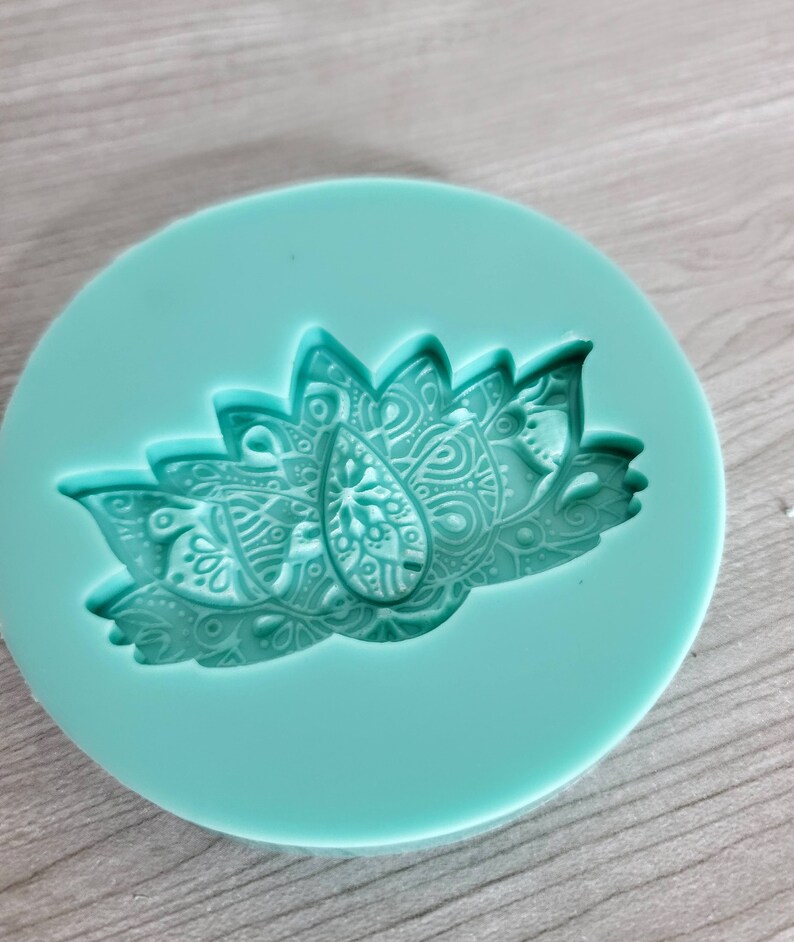 Lotus Flower Silicone Mold Custom Molds Etsy
