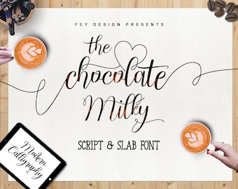 50 % Off Chocolate Milky - Modern Calligraphy - Calligraphy - Script - Font - Fonts - Wedding - Photography - Love - Save The Date - Type