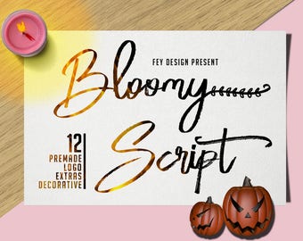 50% Off Bloomy Script - Handwritting Font