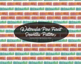 Pine Forest Seamless Pattern