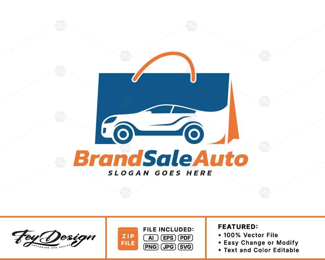 Auto Car Sale Logo 06 - Auto Logo, Automotive Logo, Car Logo, Car Sale ...