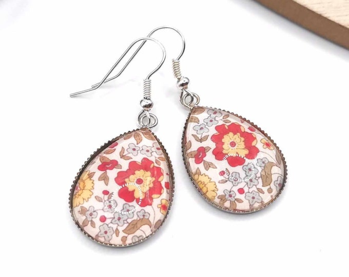 Liberty cabochon earrings