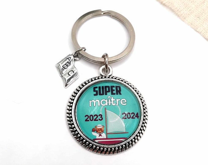 Master key ring, "super master", master gift, thanks, school gift, school teacher gift idea