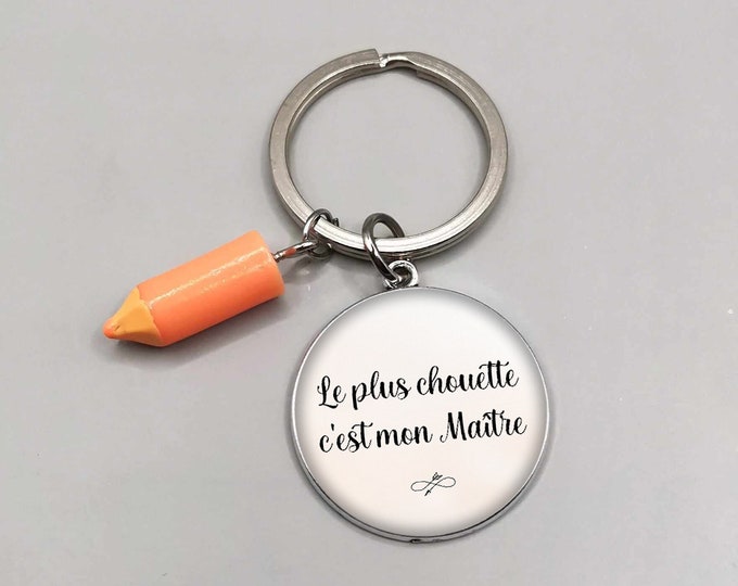 Master key ring "the coolest is my master", master gift, end of year gift, school gift, personalized