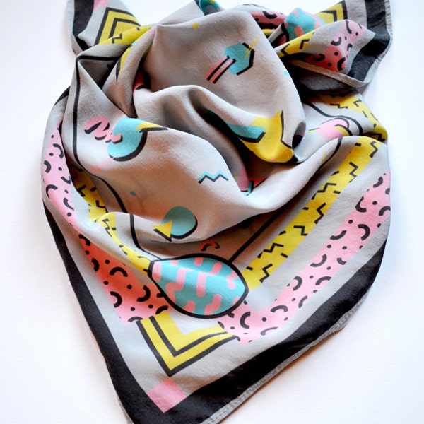Foulard en soie SANTO DOMINGO - Atelier KOBALT