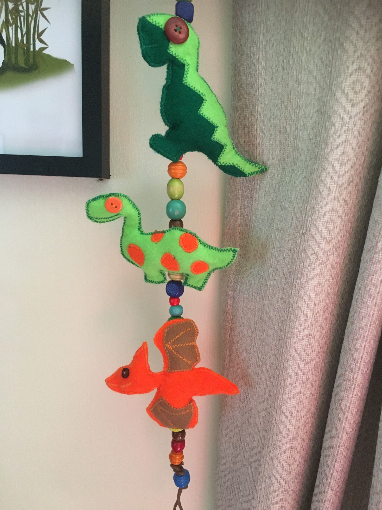 Childrens Bedroom Dinosaur Wall Hanging Decorative Etsy