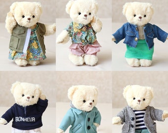 Clothes for Small Plush Toy - Soft toy doll clothing, Teddy bear clothing, Doll outfits, Stuffed Animal Outfit , Fits 3.5-5.5in Plushie