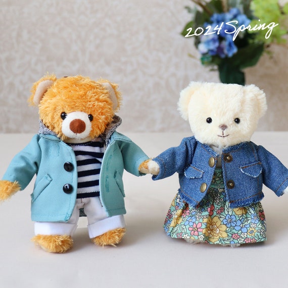 Clothes for Small Plush Toy Soft Toy Doll Clothing Teddy Bear Clothing Doll Outfits Stuffed Animal Outfit Fits 3.5 5.5in Plushie Etsy