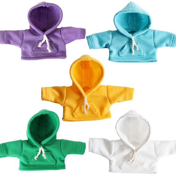 Lot De 2 Sweats à Capuche Pour Ours En Peluche 20 Cm - Vêtements Doux Pour Mini-peluches, Déguisement Et Décoration