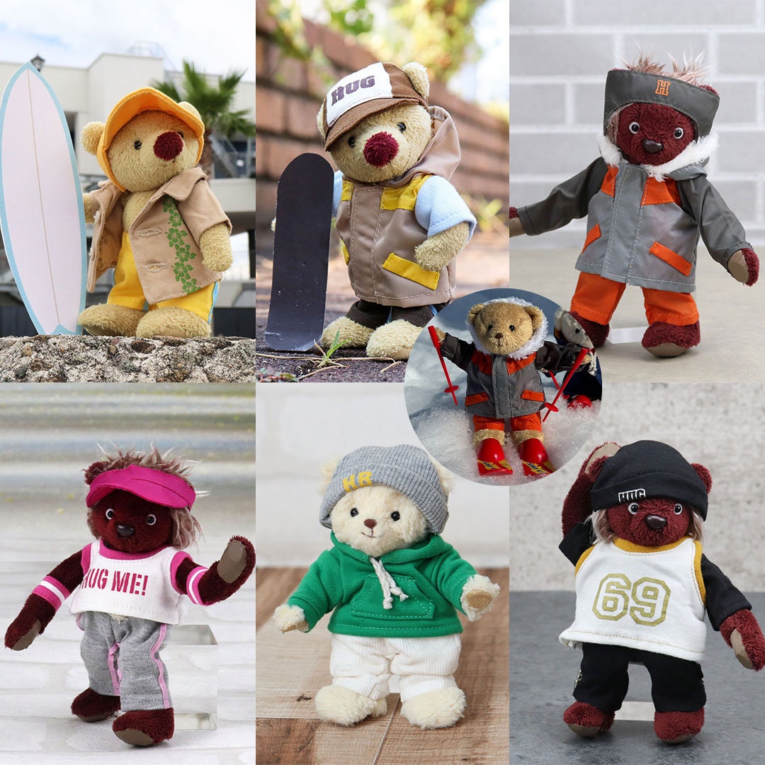 Clothes for Small Plush Toy - Soft toy doll clothing, Teddy bear clothing, Doll outfits, Stuffed Animal Outfit , Fits 3.5-5.5in Plushie