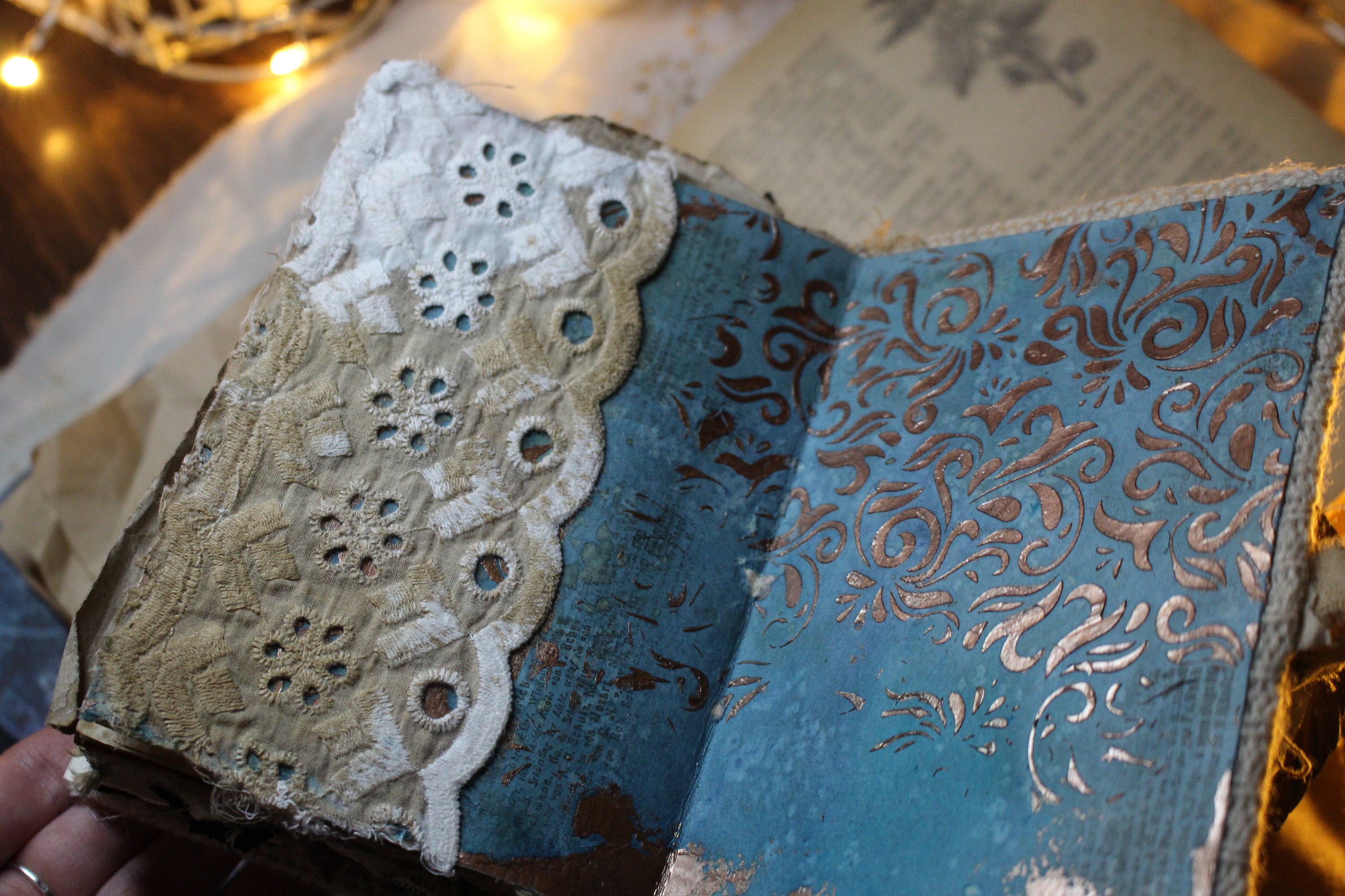 Spatz Vogel Junk Journal handgemachte Notizbuch A6 Wald Etsy