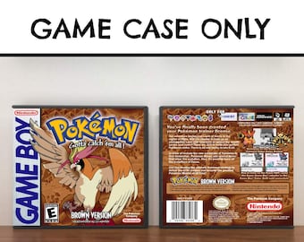 Pokémon Brown  - (GB) Gameboy Collector's Game Case with Cover