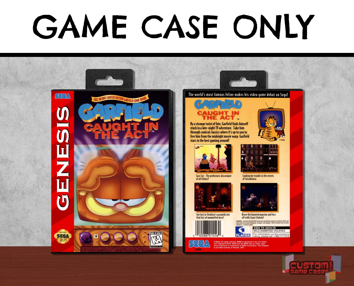 Garfield: Caught in the Act SG Sega Genesis - Etsy