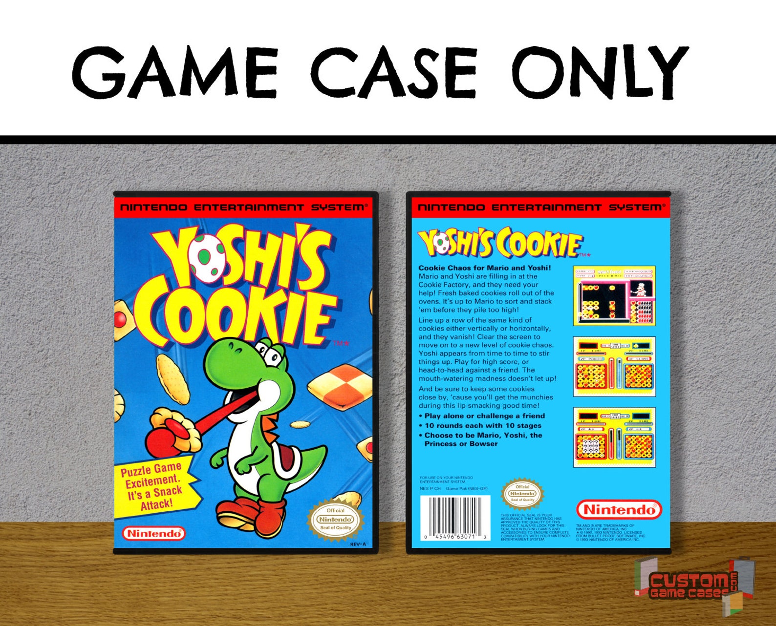 Yoshi's Cookie NES Nintendo Collector's Game Case Etsy UK