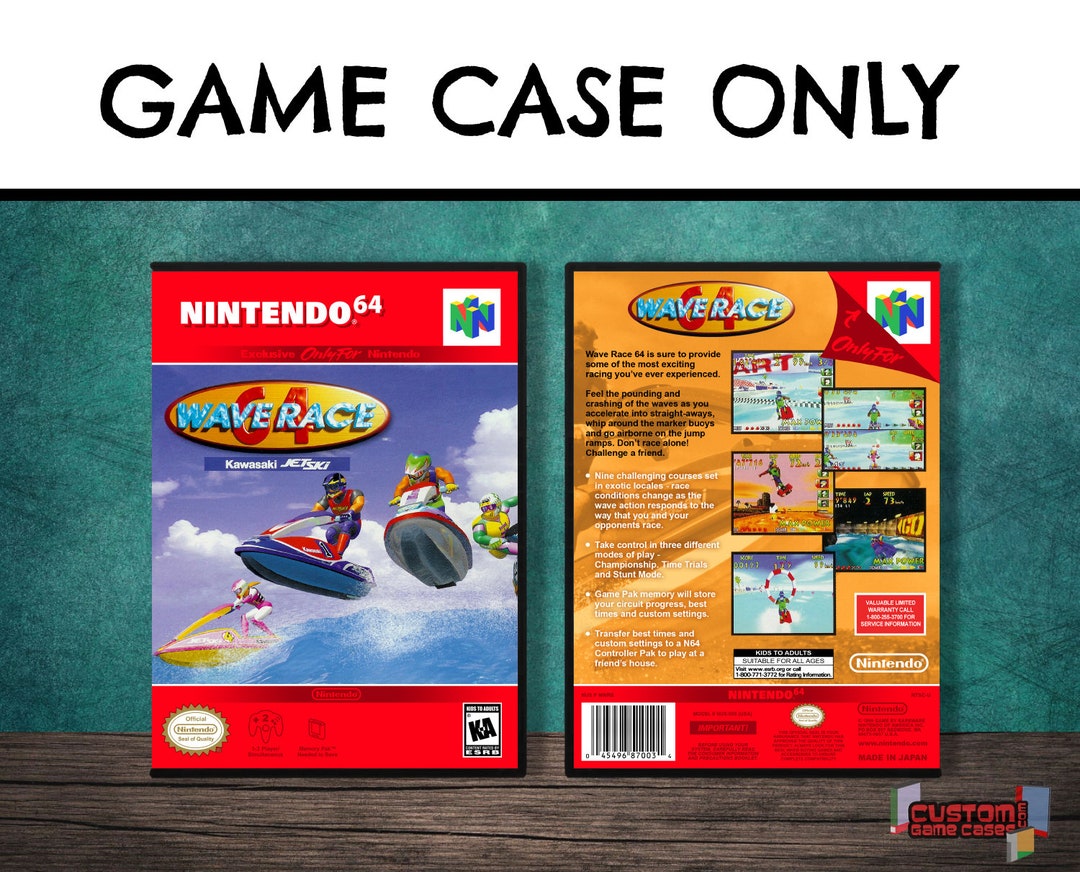 Wave Race 64 N64 Nintendo 64 Collector's Game Case - Etsy Sweden