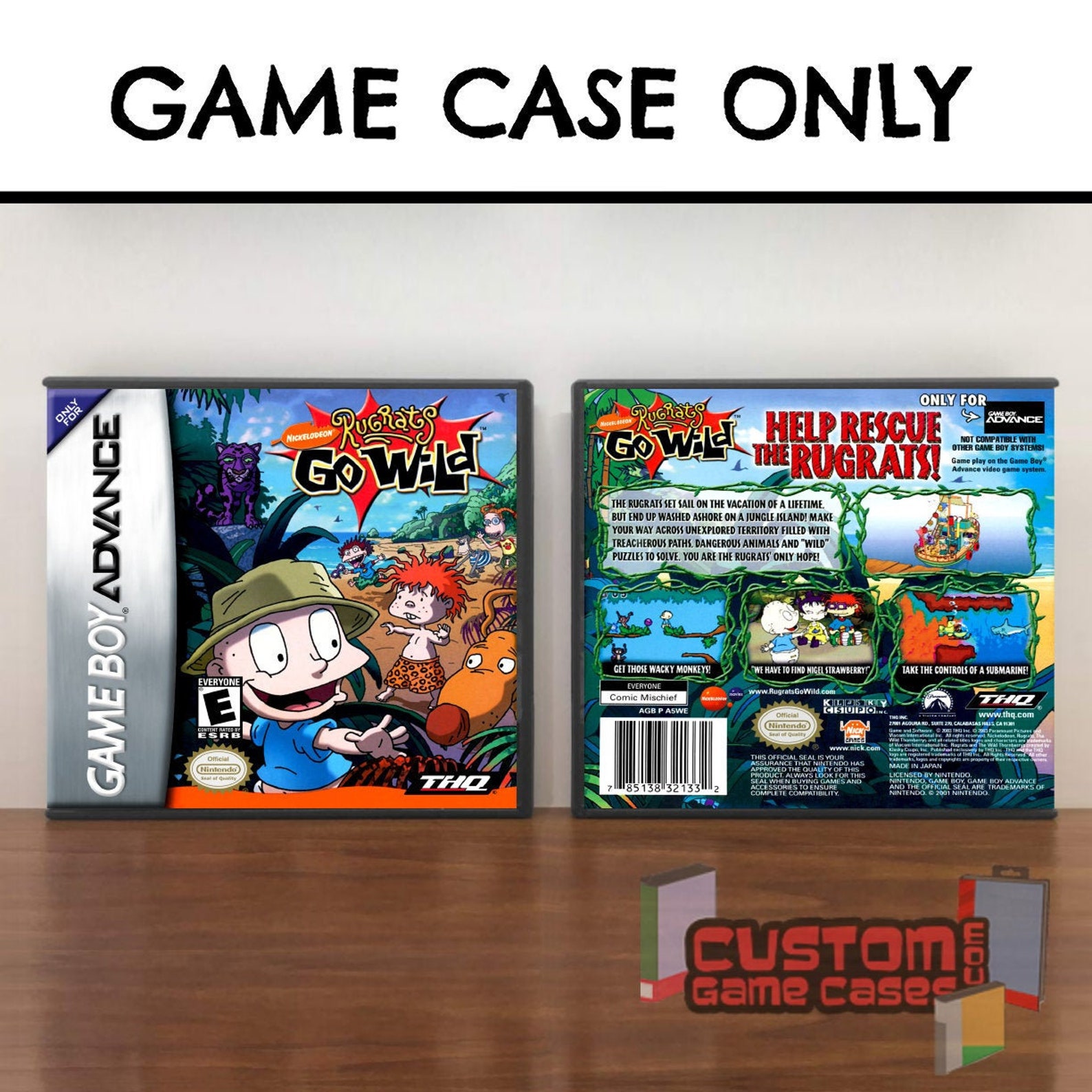 Rugrats Go Wild GBA Gameboy Advance Collector's Game Etsy New Zealand