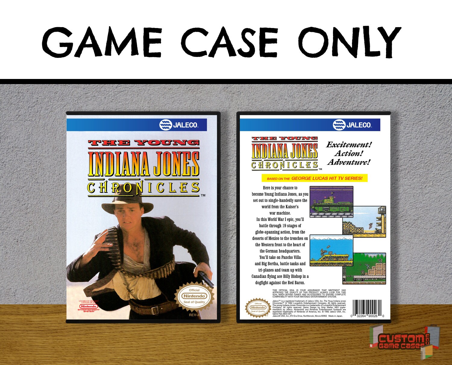 Young Indiana Jones Chronicles The Conforming Spine NES Etsy