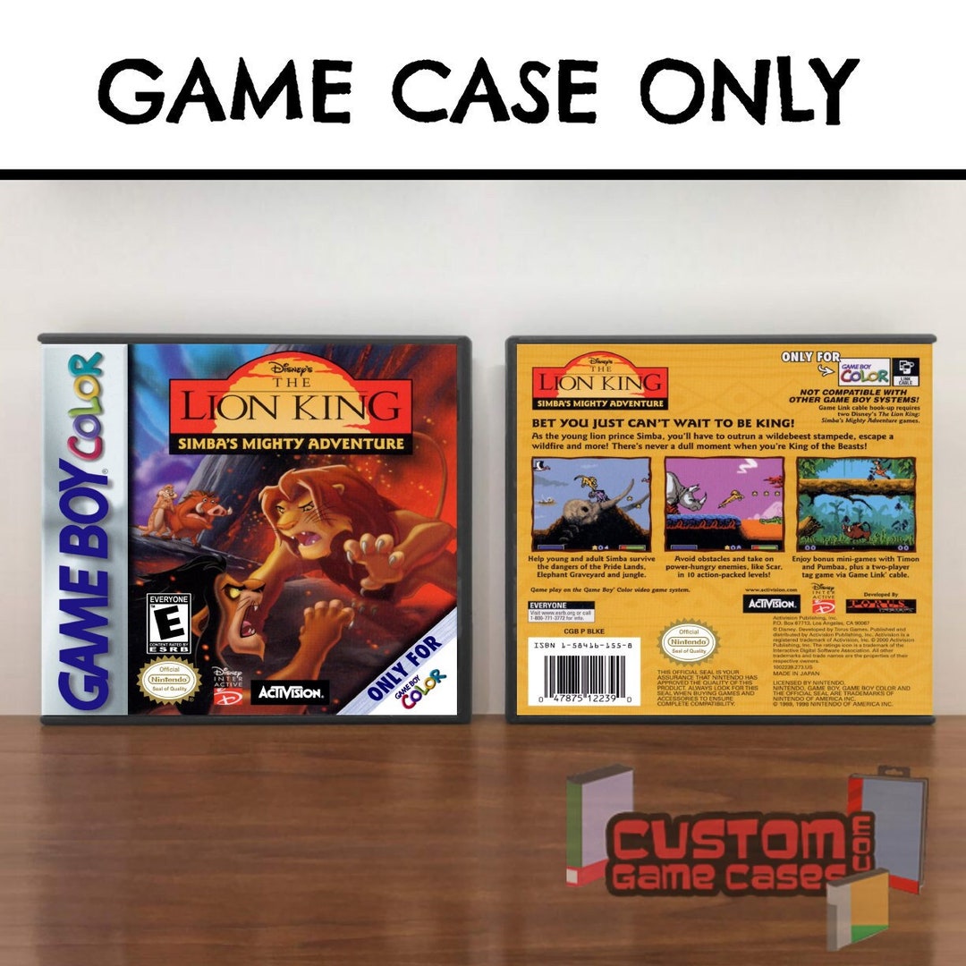 Lion King: Simba's Mighty Adventure the GBC Gameboy - Etsy Denmark