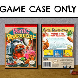 Panic Restaurant – (NES) Nintendo Collector's Game Case with Cover