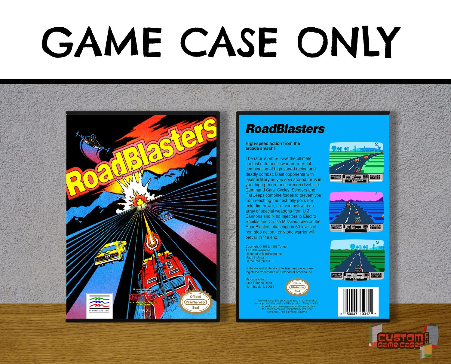 Road Blasters NES Nintendo Collector's Game Case Etsy