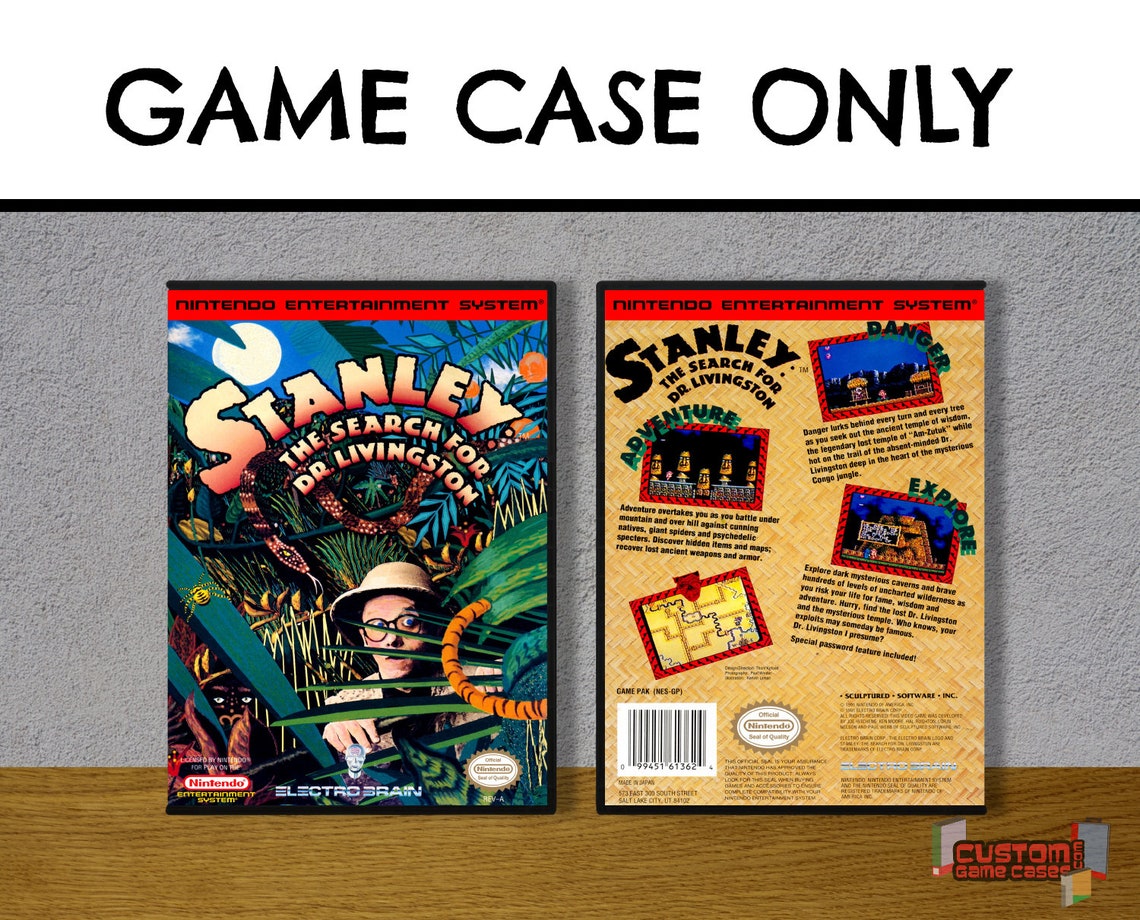 Stanley The Search for Dr. Livingston NES Nintendo Etsy