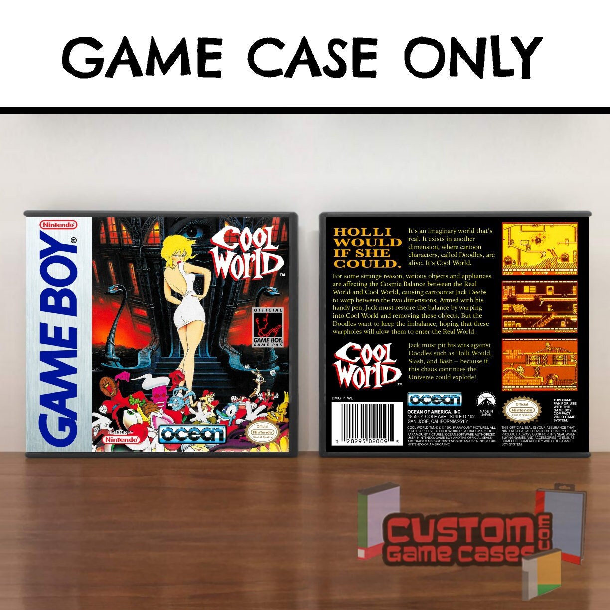 Cool World Gb Gameboy Collector S Game Case With Cover Etsy