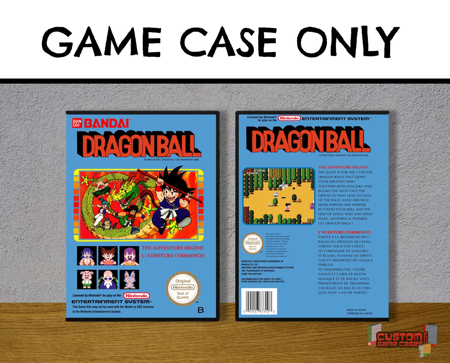 Dragon Ball NES Nintendo Collector's Game Case Etsy
