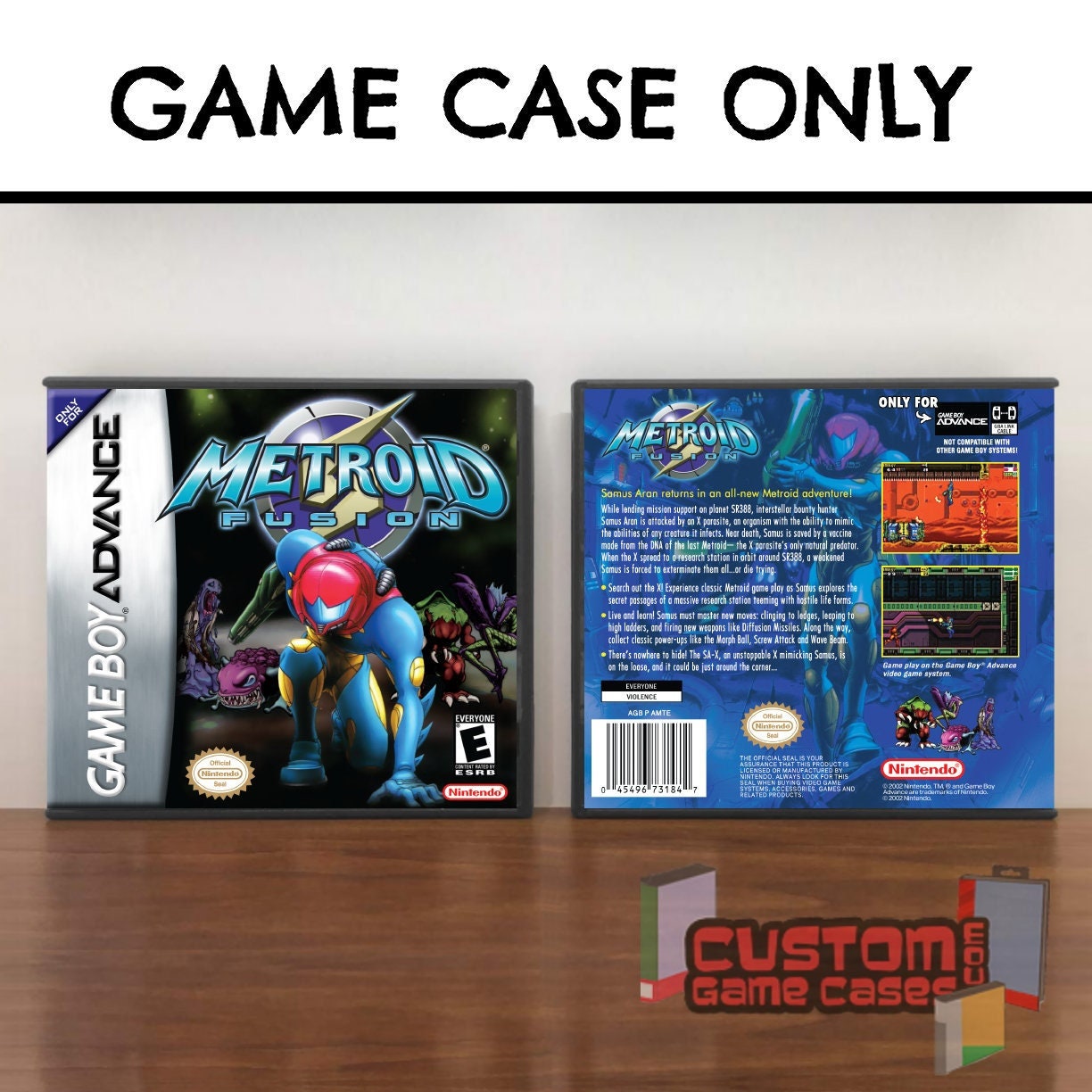 Metroid Fusion GBAGame Boy Advance Display Box Game Box Paper, Party ...