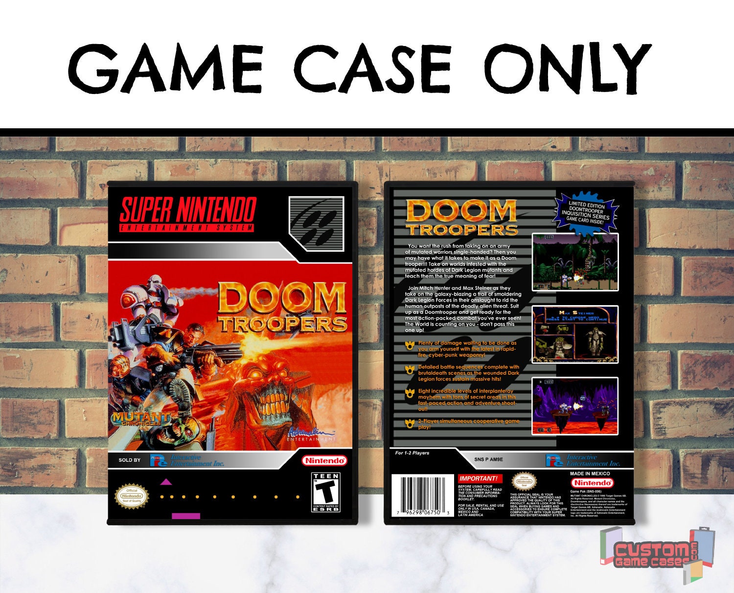Doom Troopers SNES Super Nintendo Collector's Game - Etsy New Zealand