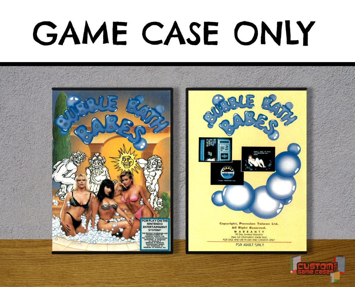 Bubble Bath Babes NES Nintendo Collectors Game Case | Etsy