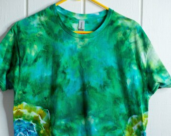 LARGE Tie Dye TShirt - Tye Dye TShirt - Wearable Art - Gifts For Him - Gifts For Her - Festival Clothing - Boutique Clothes - Premium TShirt