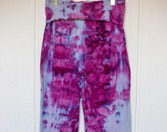 MEDIUM Womens Yoga Pants - Tiedye Yoga Pants - Tye Dye Yoga Pants - Birthday Gift - Womens Clothing - Ladies Fitness - Earthy - Hippie Gifts