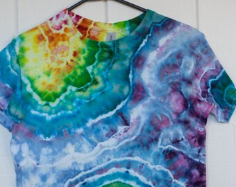 YOUTH MEDIUM 7-8 TShirt - Rainbow Tiedye - Children's Shirt - Kids Clothing - Youth Clothing - Back to School - Gender Neutral - Tyedyed