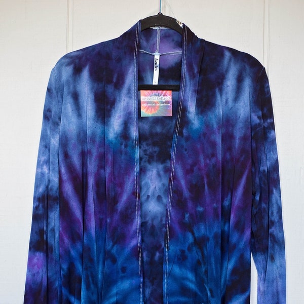 Womens Duster - MEDIUM - Hippies - Ladies Birthday Gift - Casual Clothing - Hand Dyed Clothes - Tiedyed Dusters - Festival Clothes - Hipster