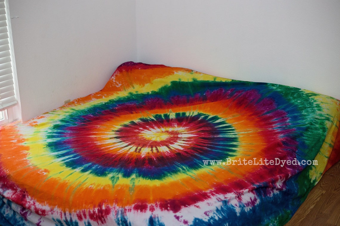 CUSTOM Tie Dye Sheet Set Tie Dye Sheets Tye Dye Sheets Etsy