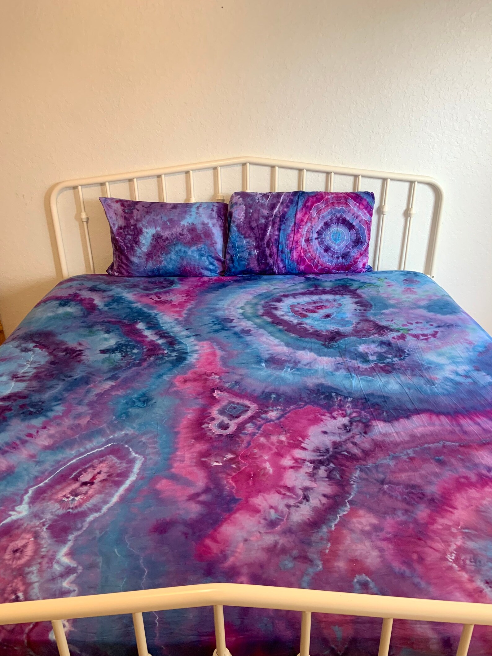 CUSTOM Tie Dye Sheet Set Tie Dye Sheets Tye Dye Sheets Etsy