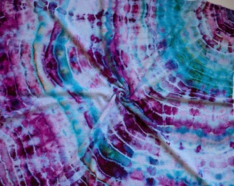 Bamboo Fleece - Hand Dyed Fabrics - FAT HALF - Reuseable Products - Ice Dyed - Tie Dye Fabrics - Tye Dye Fabrics - Sewing Fabric - Maker