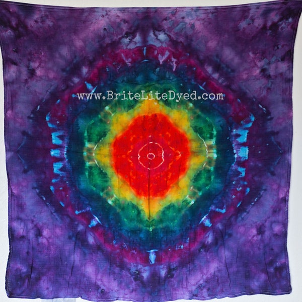 Baby Blanket - Tie Dye Swaddle Blanket - Girls Blanket - Rainbow Mandala Blanket - Gifts Under 40 - Baby Shower Gift - Christmas Gifts - Boy