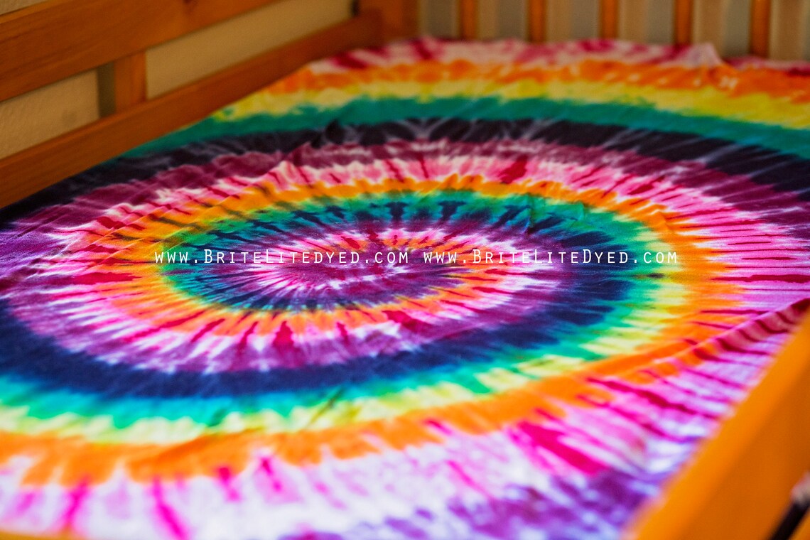 CUSTOM Tie Dye Sheet Set Tie Dye Sheets Tye Dye Sheets Etsy
