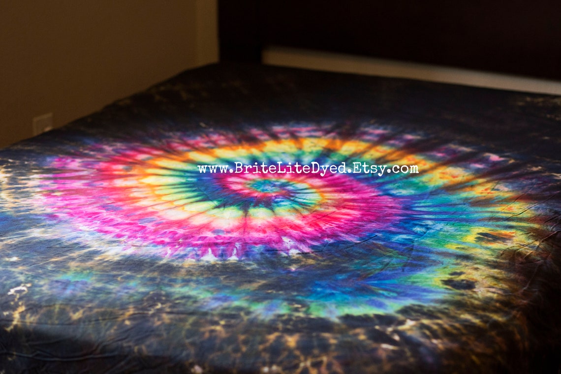 CUSTOM Tie Dye Sheet Set Tie Dye Sheets Tye Dye Sheets Etsy