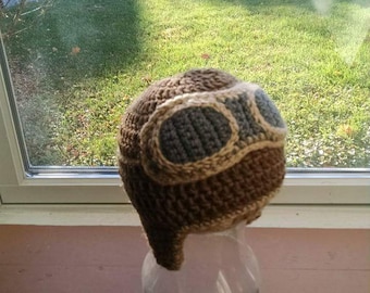 Crochet Pilot Hat