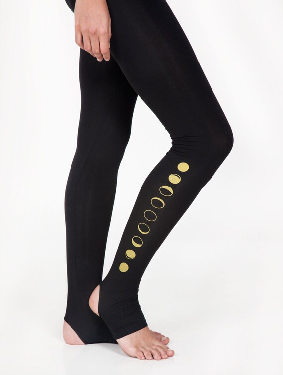 レッグウェア MOON TREE PLANET - leggings black MOON TREE PLANET – tagged 