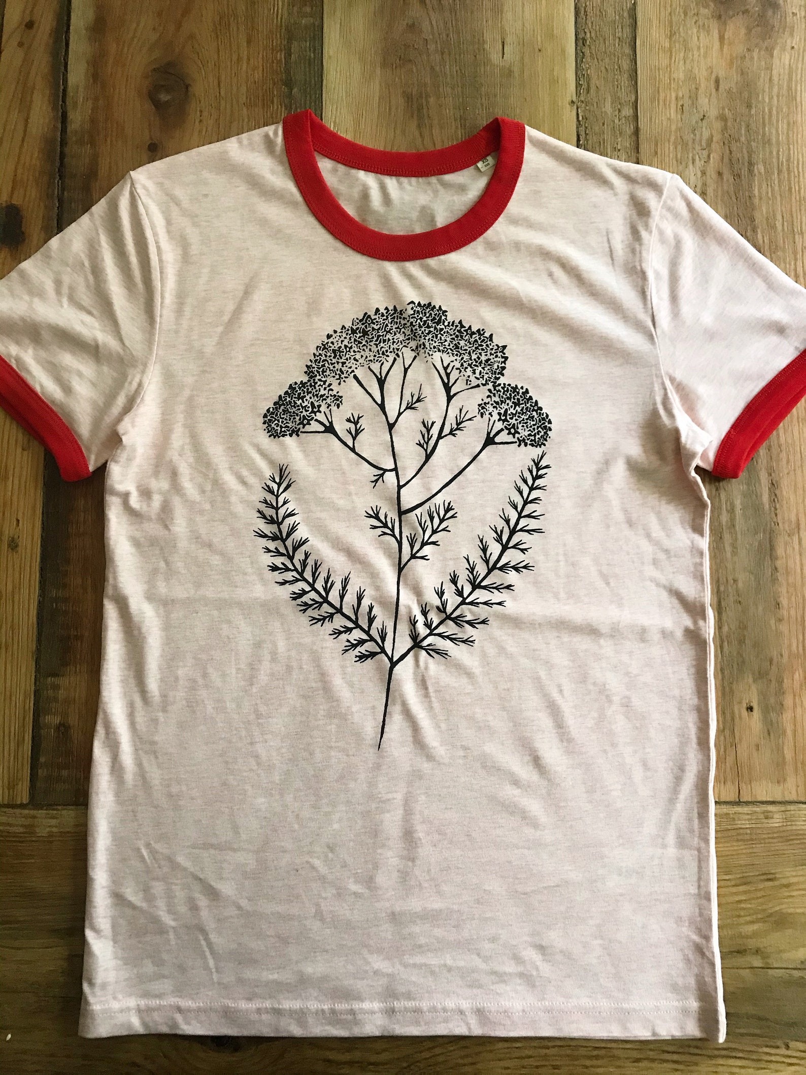 Yarrow t shirt botanical t-shirt plant witch plant allies | Etsy