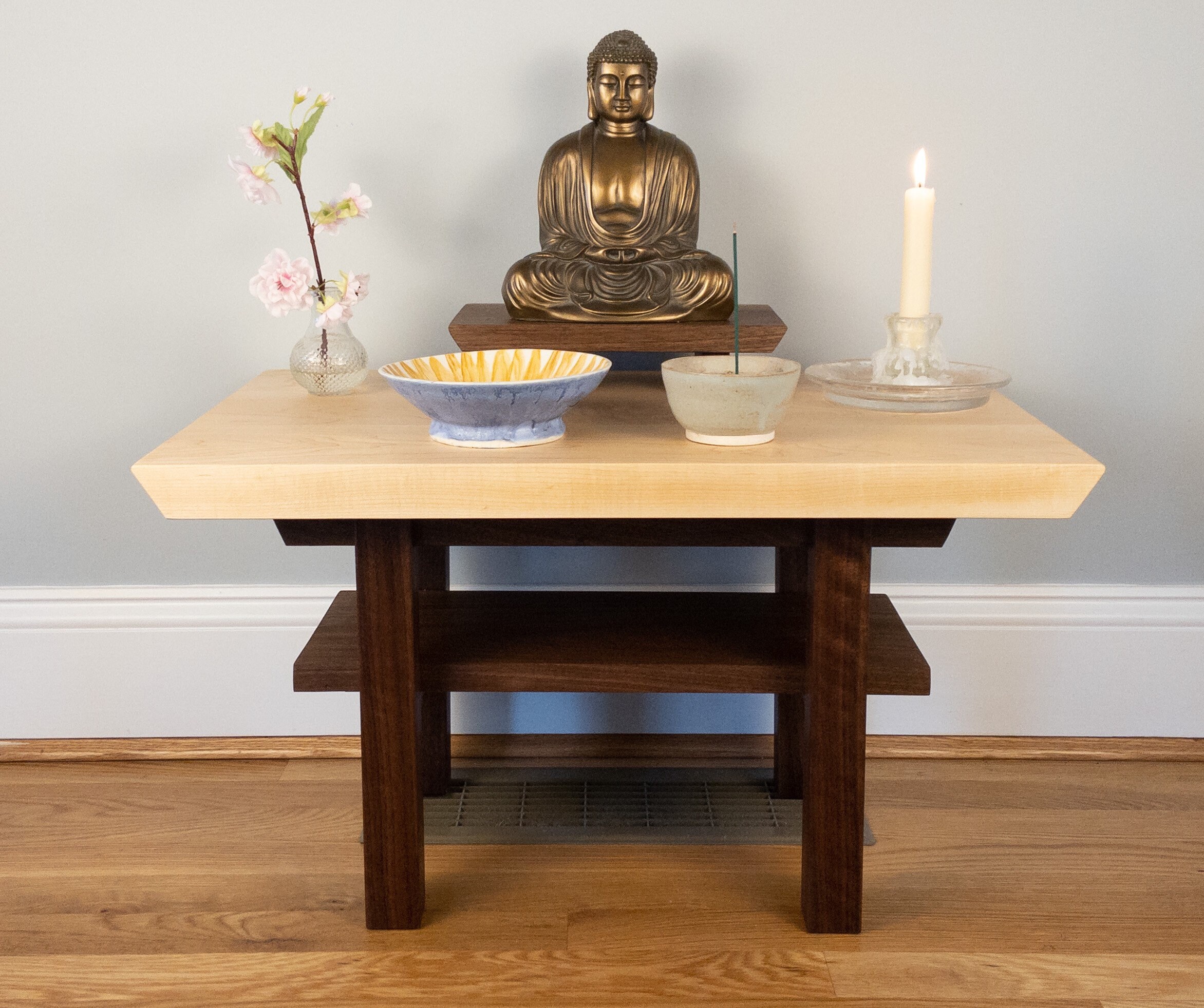 Large Size The Traditional Altar Meditation Table Etsy