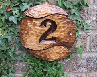 Decor, address numbers, house numbers, house number plaque, craftsman house numbers, outdoor house numbers, wood carving sign for your house