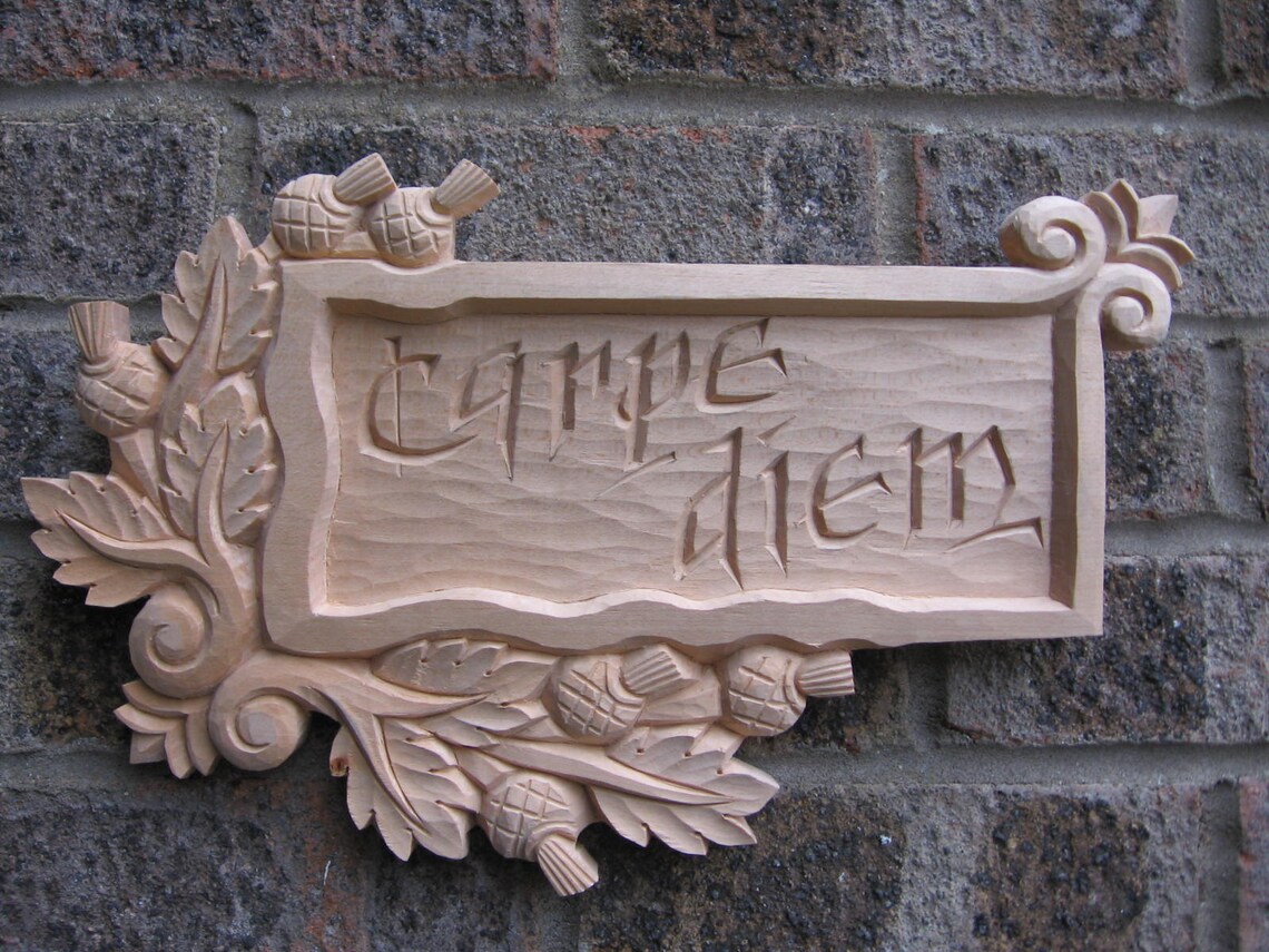 Personalized Gift, Wood Carving Address Sign House Number Housewarming ...