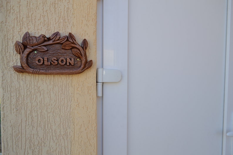 Personalized Home Decor Address Numbers Wood Carving Etsy