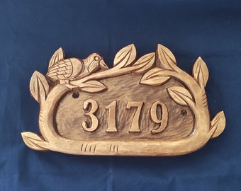 personalized home Decor, address numbers, Wood carving, address sign, house number plaque, wall art, wall decor, address sign for your house