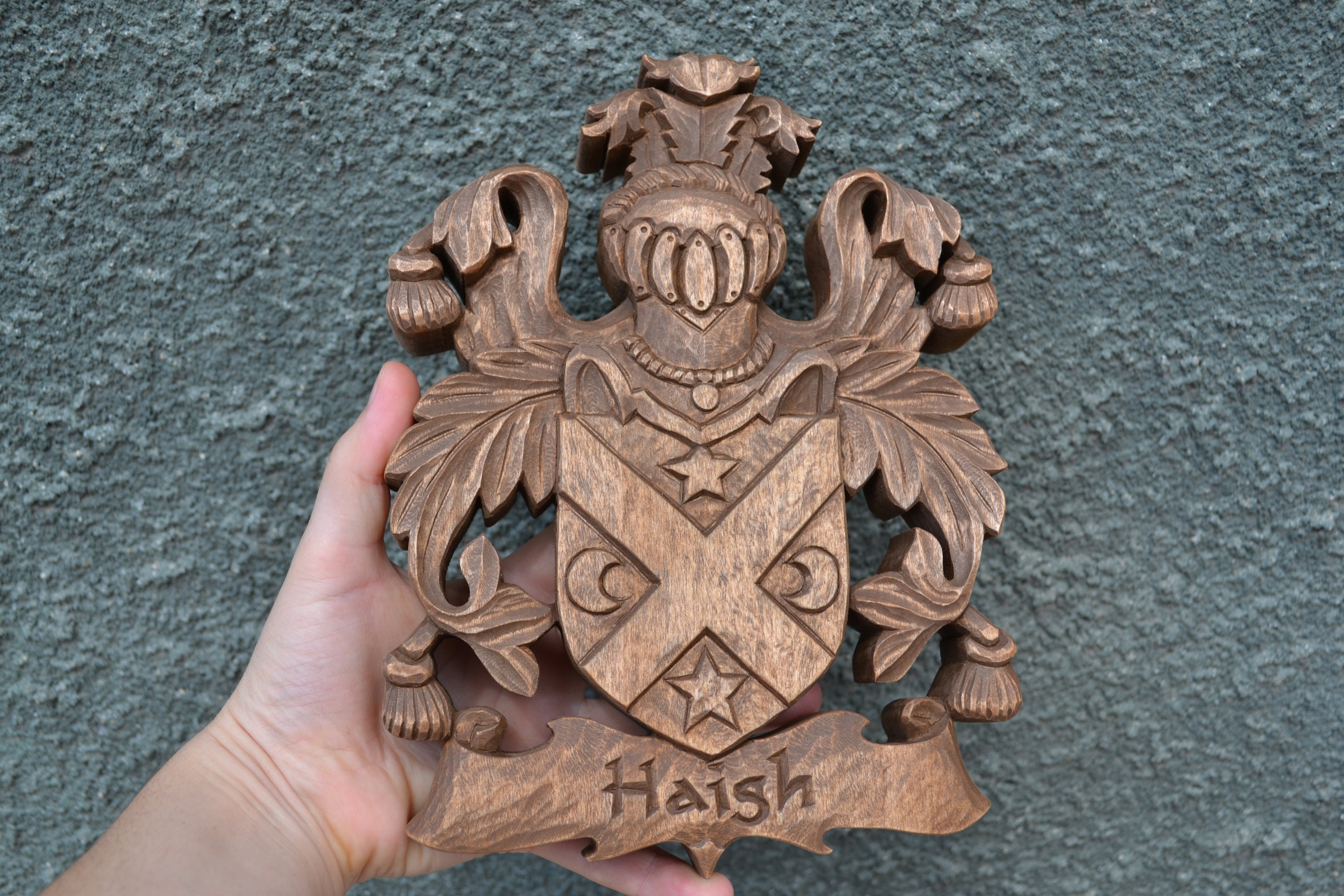 Gastgeber Geschenk custom Wappen Familie Wappen | Etsy